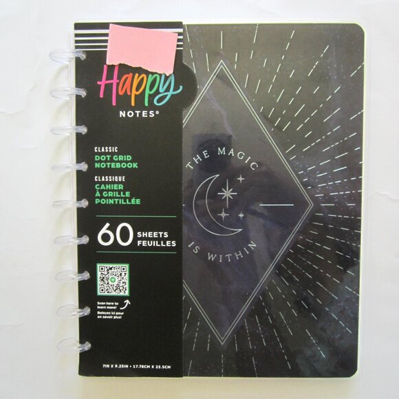 Happy Planner Classic Dot Grid Notebook "The Magic Is Within" - Picture 1 of 11